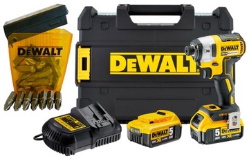 ZAKRĘTARKA UDAROWA 18V 2x5Ah DeWALT DCF887P2 +BITY