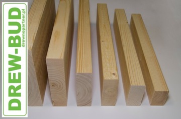 Строительная древесина C24, строганная и высушенная.