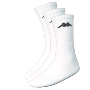 Ponožky Ponožky froté 9 PAR KAPPA BIELE 43-46