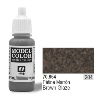 Vallejo Model Color 70.854 BROWN GLAZE 17 ml