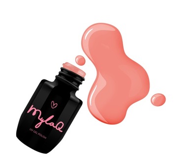 Гибридный лак для ногтей MYLAQ M054 My Creamy Peach 5 мл