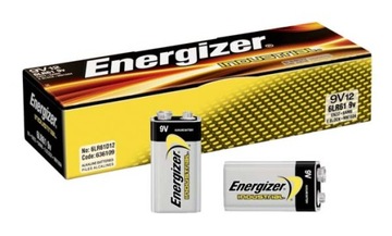 1x аккумулятор 9 В ПРОМЫШЛЕННЫЙ 6LR61 6F22 ENERGIZER