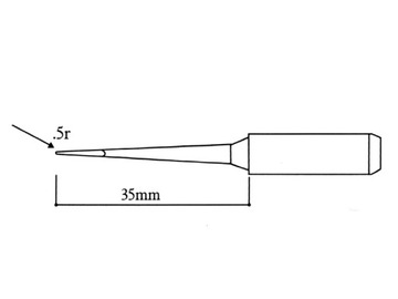 Наконечник для конуса WEP ZHAOXIN PT 900M 0,5 мм T-S8