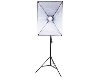 2 lampy światła ciągłego 425W softbox 50x70 statyw