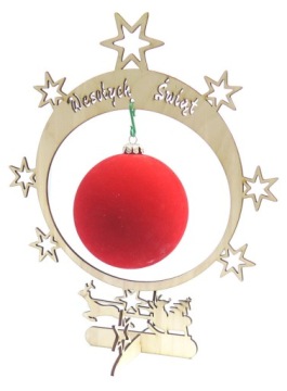 ПОДСТАВКА ДЛЯ ШАРОВ ЕЛКИ до 15см ДЕКУПАЖ KX71