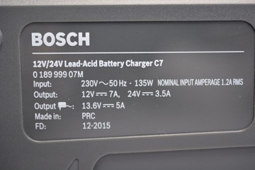 Выпрямитель зарядного устройства BOSCH C7 12V 24V AGM GEL VRLA