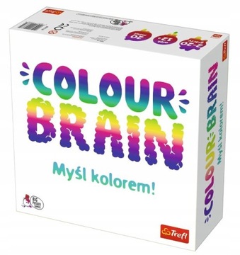 Gra TOWARZYSKA COLOUR BRAIN Myśl Kolorem TREFL