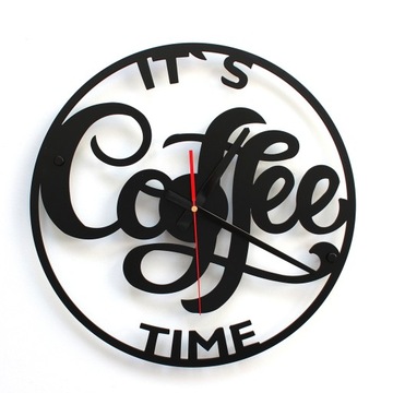 TIK TAK: Piękny i ciekawy zegar COFFE