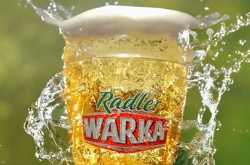 WARKA RADLER BEER серый жилет L шарф FAN