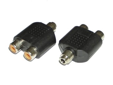ROZDZIELACZ ROZGAŁĘŹNIK gn. JACK 3.5mm na 2 x RCA