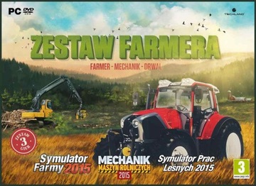 Zestaw Farmera Symulator Farmy Mechanik Drwal NOWA