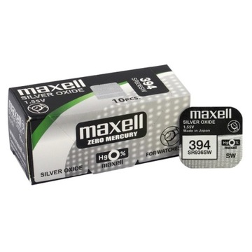 Серебристый АККУМУЛЯТОР MAXELL 394/380/SR 936 SW