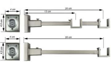 КВАДРАТНЫЙ КАРДИН ОДИНАРНЫЙ КВАДРАТНЫЙ КАРДИН 220 см