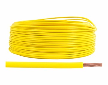 PRZEWÓD SAMOCHODOWY LINKA LGY 1x1mm ŻÓŁTY 750V