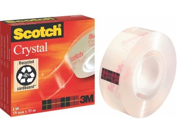 Клейкая лента 3M Scotch Crystal 19 мм х 33 м