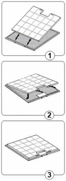 УГОЛЬНЫЙ фильтр для вытяжки AMICA OKC 620 SB