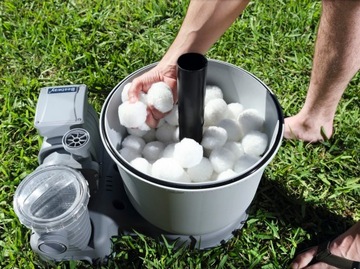 ФИЛЬТРУЮЩИЕ ШАРИКИ ДЛЯ НАСОСА ДЛЯ БАССЕЙНА С ПЕСКОМ FILTER PUMP 500G