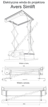 Подъемник для проектора AVERS SimLift 2-85 CM