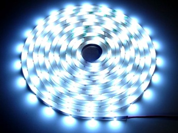 Taśma LED 3528 5m/600diod IP65 zimna wodoodporna