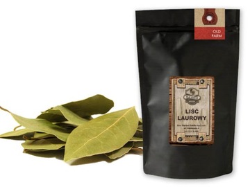 LIŚĆ LAUROWY 100 G LIŚCIE LAUROWE BOBKOWE SUSZONE