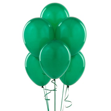 Balony Lateksowe Pastelowe ZIELONE Chrzest Ślub Sylwester 12 cali 25szt.
