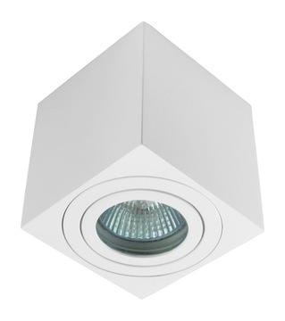 ГЕРМЕТИЧНАЯ IP44 НАКЛАДНАЯ ЛАМПА GU10 БЕЛАЯ