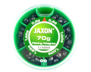 ZESTAW ŚRUCINY jaxon CIĘŻARKI OŁÓW 0,6g -1,25g 70g