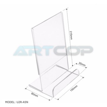 Подставка для листовок из плексигласа A5 U2R-N Устройство подачи