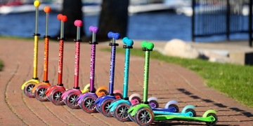 Микросамокат Mini Micro Deluxe Желтый