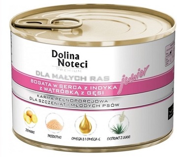 DOLINA NOTECI PREMIUM JUNIOR MINI INDYK GĘŚ 185G