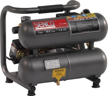 KOMPRESOR SENCO MIDI bezolejowy 9,5L USA 0,54kW 1,5KM max 39l/min