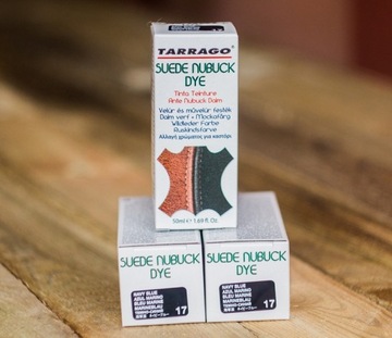 GRANATOWA FARBA DO ZAMSZU NUBUKU TARRAGO 50 ml