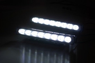 ДНЕВНЫЕ ходовые огни ДХО 16 LED SMD 5050 АВТОМАТ встроенные