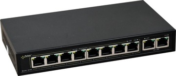 Коммутатор PoE Pulsar S108 — 8x PoE 802.3af, 2x Uplink