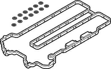 ELRING USZCZELKA POKRYWY DO OPEL CORSA C D 1.2 1.4