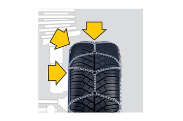 Łańcuchy śniegowe K-SLIM 7mm KN 97 225/40R18