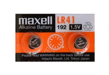 10 щелочных БАТАРЕИ MAXELL LR41 / AG3 / G3