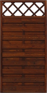płot drewniany HAMBURG 180x90 brąz ogrodzenie