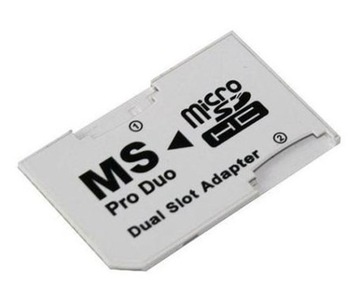 Переходник 2х MicroSD на MS ProDuo Pro Duo Dual