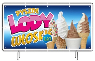 Gotowe Projekty REKLAMA 2x1 -Lody Jogurtowe