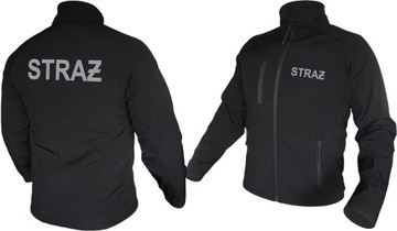 Kurtka Softshell Straż Z Haftem Srebrnym XXL