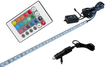 LISTWA LED do bagażnika auta RGB 100cm PILOT ALU