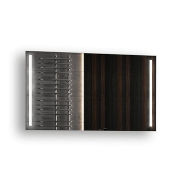 'POWERSTIX' 100*60 CM LUSTRO PODŚWIETLANE 126 LED