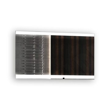 'CLARELED' 100*80 CM LUSTRO PODŚWIETLANE 240 LED