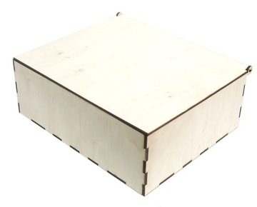 ЗАКРЫТЫЙ ФАНЕРНЫЙ ЯЩИК 25x20x9см YE28