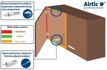 Амортизатор бампер AIRTIC РАЗНЫЕ ЦВЕТА + адаптер + ВИНТЫ