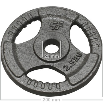 PLATINUM FITNESS ЧУГУН ВЕС 2,5 кг РУЛЬ PULSE PLATE