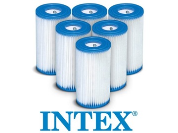 6x ФИЛЬТРЫ ФИЛЬТРЫ НАСОСЫ ДЛЯ БАССЕЙНА ТИПА A INTEX 29000 6 шт.