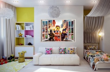 НАСТЕННЫЕ НАКЛЕЙКИ LEGO Window 42 115x75 см