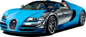 NAKLEJKI na ścianę BUGATTI VEYRON auta 100x43 cm